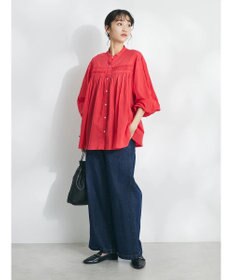 CRAFT STANDARD BOUTIQUE インド綿ピンタックブラウス