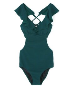 San-ai Resort（三愛水着楽園） フリルワンピース水着　9M　【San-ai Resort（サンアイリゾート）】