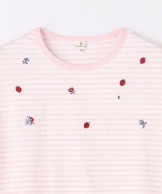 組曲 KIDS 【150-160㎝】 フルーティーボーダーTシャツ