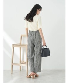 earth music&ecology ショルダーボタンリブニットプルオーバー