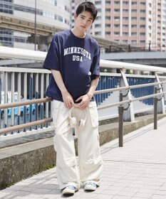 WEGO 【ユニセックス着用ITEM】カレッジロゴプリントT（SS）