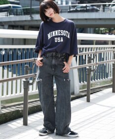 WEGO 【ユニセックス着用ITEM】カレッジロゴプリントT（SS）