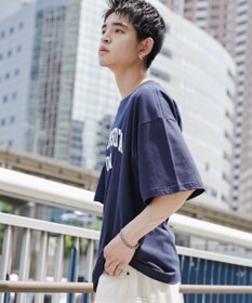 WEGO 【ユニセックス着用ITEM】カレッジロゴプリントT（SS）