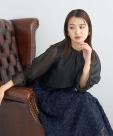 earth music&ecology SET2点シアーブラウス＋3Dレースワンピース