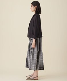 自由区 S 【セットアップ対応】リネンライクシンセティックショート ジャケット