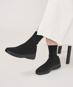 steppi 【防水/洗える】プラットフォーム ストレッチブーツ