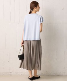 組曲 【WEB限定】Tシャツライク サマーニット