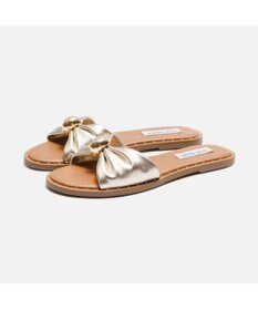 STEVE MADDEN DISPYギャザーリボンフラットサンダル
