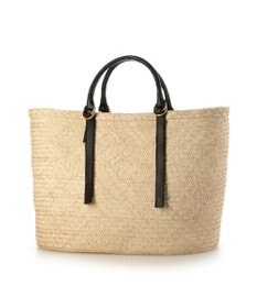 UNBILLION ペルケ perche / 牛革付属椰子かごマルシェバッグ