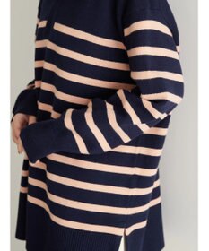 AMERICAN HOLIC バイパチ衿付きニットチュニック