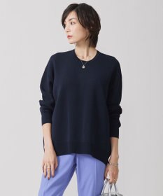 ICB 【洗える】 コットンポリエステルスムース ニットプルオーバー