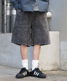 WEGO 【ウエストゴム/SMLサイズ展開】イージーコットンハーフパンツ