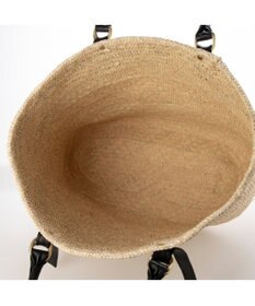 UNBILLION ペルケ perche / 牛革付属椰子かごマルシェバッグ