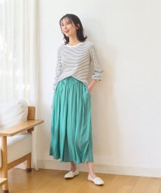 ANY 【洗濯機可能・ウエストゴム】リラックススカーチョ