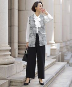 J.PRESS LADIES S ヌーディスバックサテン ブラウス