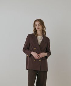 GRACE CONTINENTAL バックベンツダブルジャケット