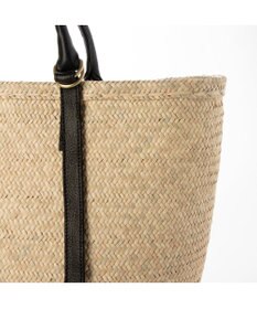 UNBILLION ペルケ perche / 牛革付属椰子かごマルシェバッグ