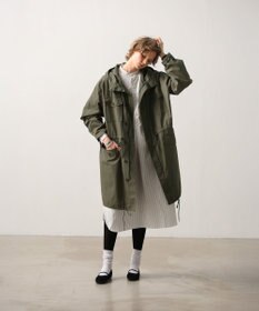 LENO STRIPE SHIRTS DRESS / ストライプシャツドレス