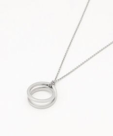 自由区 【カタログ掲載】インフィニティスカーフリング ネックレス マットシルバー