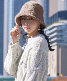 Tiaclasse ファーバケットハット