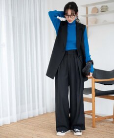 WEGO リブタートルネックニット