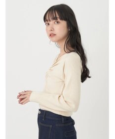 earth music&ecology ツイストリブラメニットプルオーバー