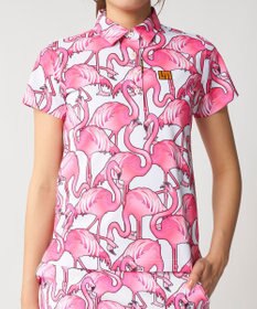 FILA GOLF／marie claire 【Loudmouth】柄ポロシャツ