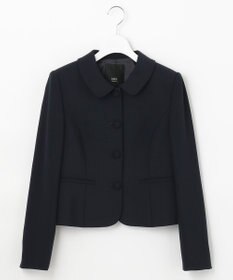 自由区 FORMAL 【お受験/セレモニーに】濃紺 洗える/ストレッチ ワンピース＋ジャケット