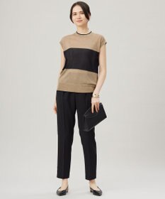 自由区 【カタログ掲載・アンサンブル対応・洗える】ラメシアープルオーバー ニット