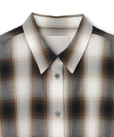 UNFILO レギュラーカラー ポプリンシャツ