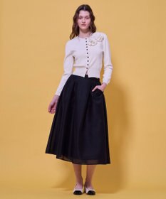 TOCCA GLOW CORSAGE KNIT ニットカーディガン