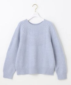 ANY SIS L 【洗える】ソフトタッチ求心 ニット