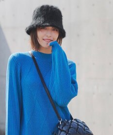 Tiaclasse ファーバケットハット