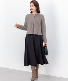 組曲 L 【加藤ローサさん着用】フラッフィーファーニット ジャケット