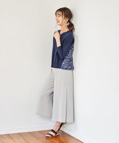 J.PRESS LADIES 【洗える】シックアンドシンボイル パンツ