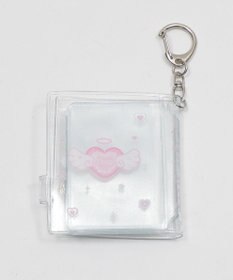 WEGO 【痛バ＆推し活グッズ】クリアハートIDフォトアルバムキーホルダー