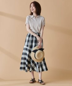 ANY 【接触冷感/UVケア/アンチピリング】クールタッチスキッパーニット