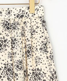 組曲 モザイクフラワープリント スカート
