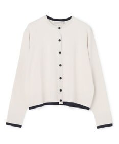 UNFILO L マイビューティニット バイカラー カーディガン