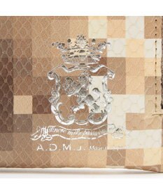 A.D.M.J. 【牛革】スネーク型押し/オーガナイザーパース