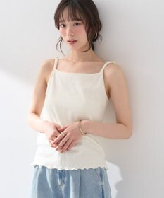 earth music&ecology パールストラップキャミソール