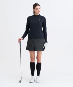 23区GOLF 【WOMEN】裏起毛ジャージースカート ストレッチ モノグラム 上品スタイル