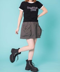 WEGO ドローコードナイロンミニスカパン