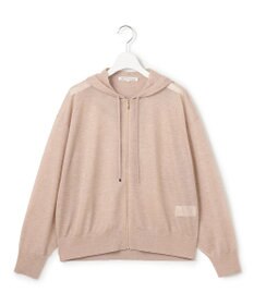 23区 【先行予約】シャイニーシアーニット ジップアップ パーカー