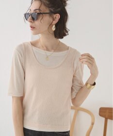 WEGO 【ANGIE VINTAGE】シアースラブレイヤードTシャツ