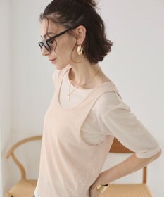 WEGO 【ANGIE VINTAGE】シアースラブレイヤードTシャツ