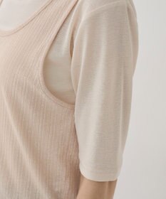 WEGO 【ANGIE VINTAGE】シアースラブレイヤードTシャツ
