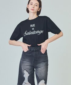 GRACE CONTINENTAL レタードプリントTシャツ