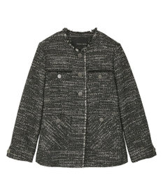 YECCA VECCA ノーカラーツイードジャケット