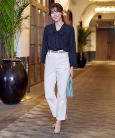 Tiaclasse 【新色追加・洗える】リボンタイブラウス